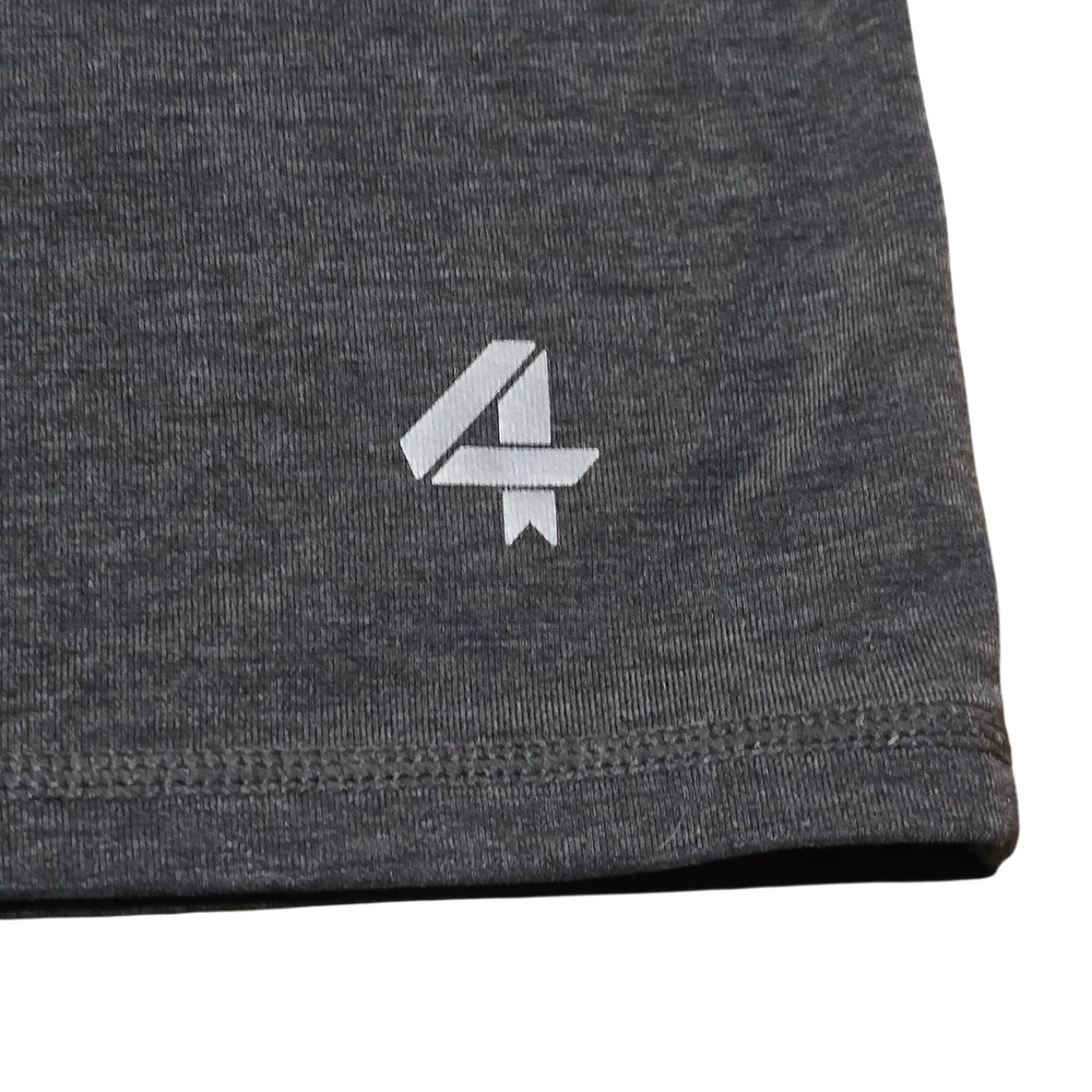 Fourlaps Mens Radius Re-Up Short Sleeve Henley Charcoal Grey XL - Picture 8 of 10